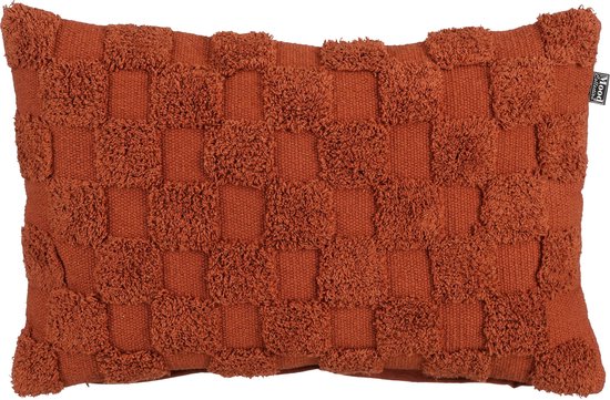 Collection In The Mood Coussin décoratif Nikki - 55 x 35 cm - Coton - Marron