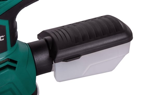 VONROC Ponceuse à orbite aléatoire - 300W - Ø125mm - Avec boîte de collecte des poussières et 12 morceaux de papier de verre