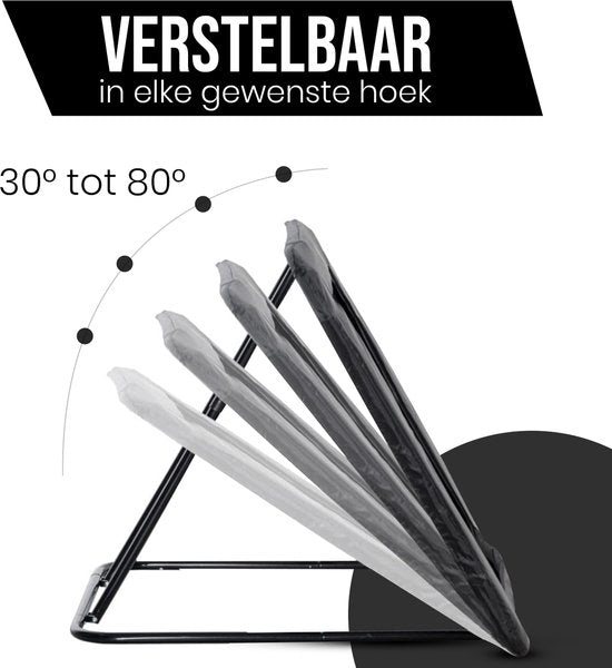 Rebondisseur de football Fitby - Rebondisseur - Rebondisseur Trampoline - Bouncer - Kickback - 100x100CM - Noir