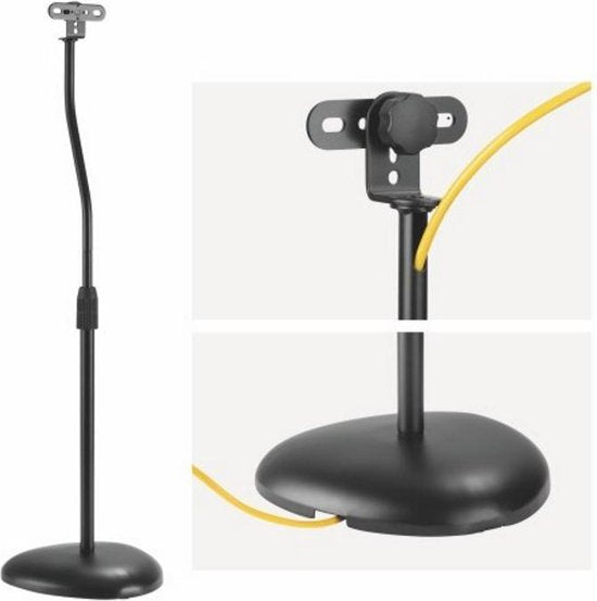 Support universel pour haut-parleurs - support de sol pour haut-parleurs - hauteur réglable - jeu de 2
