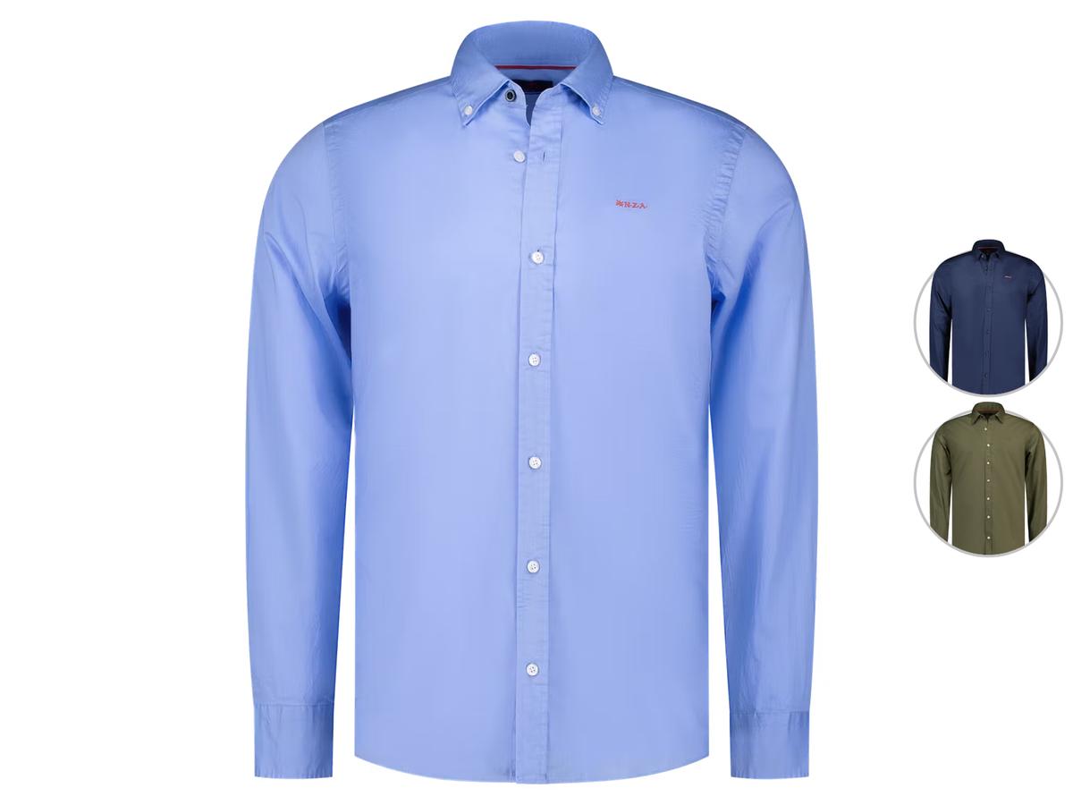 Chemise stretch Nza pour homme - Bleu clair - taille XXL