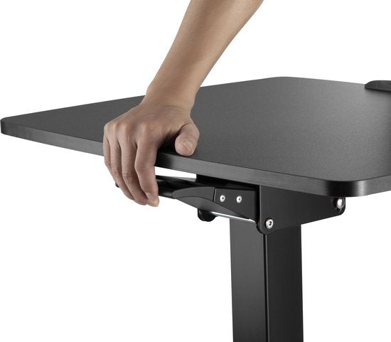 VDD Gaming - Table pour ordinateur portable - Bureau - Station assise - Station de travail - Hauteur réglable - Mobile - Support pour ordinateur portable