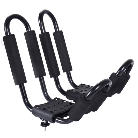 Coast 4 x Kayak Carrier Boat Holder Universal for car roof racks, including 4 all-purpose straps