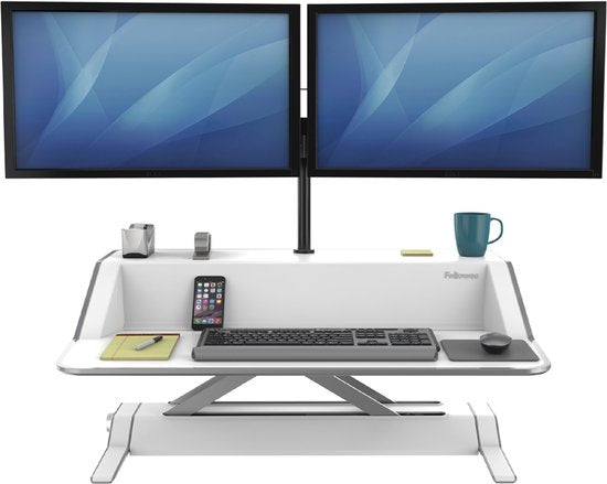 Fellowes - Sit/Sta Solution - Poste de travail Lotus Sit/Sta - noir