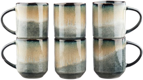 Tasse GENESIS 40 cl - lot de 6 - Terre