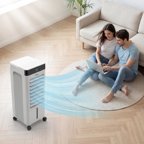 Tristar - Refroidisseur d'air – Portable – Réservoir d'eau de 7 L – Télécommande – 3 modes – Minuterie - AT-5457