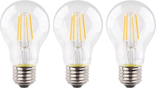 3 pièces Müller filament led bulb E27 4.9W 470lm 2700K Bright Non-dimmable A60