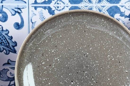 assiette STELLAR Ø22cm - 6 pièces - Gris béton