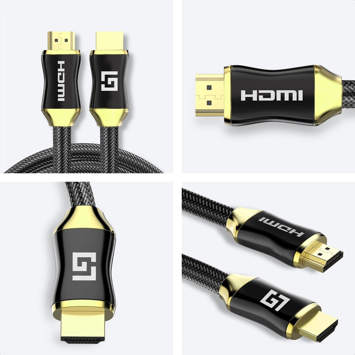 Auronic Câble HDMI 2.0 - 5M - 18Gbps - Haute vitesse et résolution - 4K (60 Hz) - Noir
