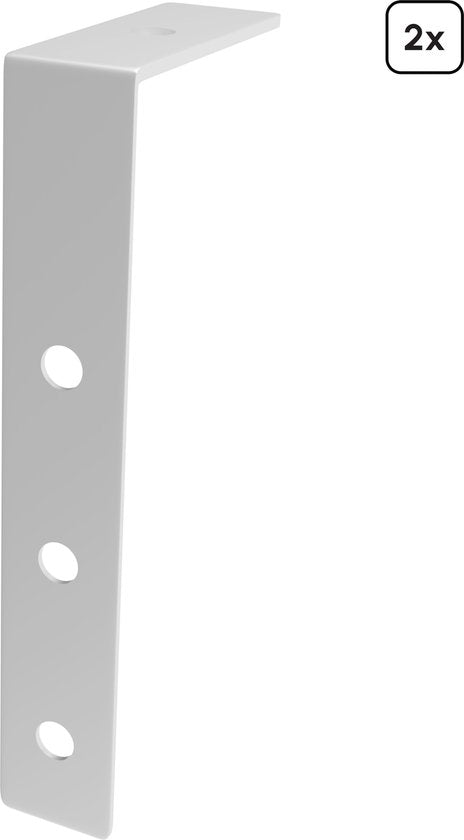 Bodo® Set d'ancrage mural blanc - Pour le dispositif de levage de lave-linge Bodo