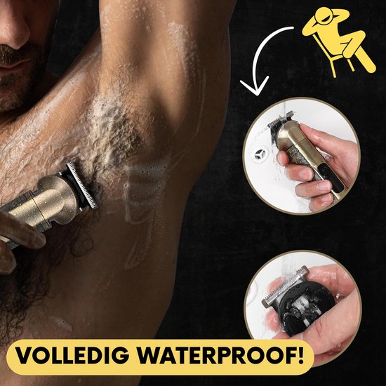 Tondeuse à barbe 8-en-1 pour homme + sac de voyage - Tondeuse pour barbe et corps - 8 accessoires inclus - Tondeuse pour homme - Tondeuse pour homme - Tondeuse à cheveux - Tondeuses - 0.5-15MM - Nez et oreilles - Tondeuse - Machine à barbe - Multigroomer