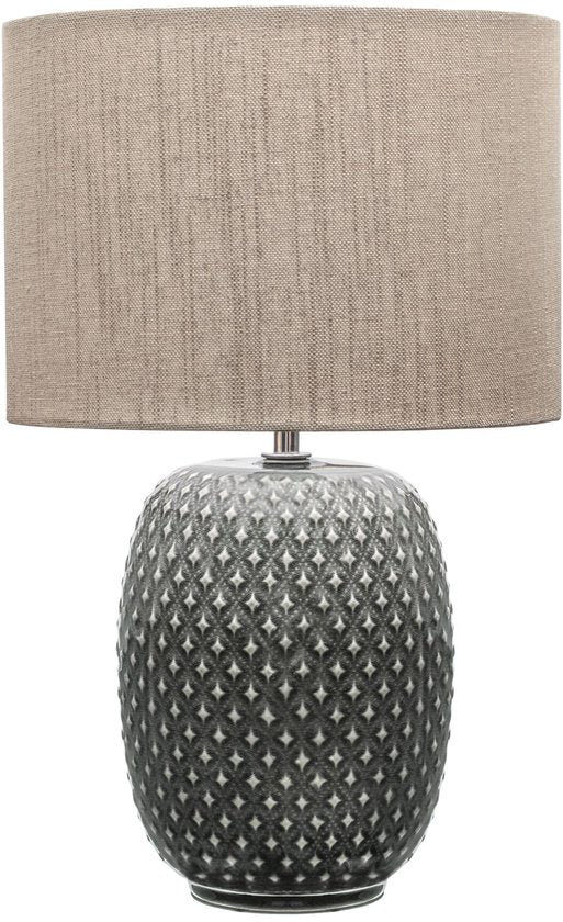 Lampe de table LED Pauleen Pretty Classy - E27 - 60 W max. - Salon, chambre et salle à manger - Gris/beige