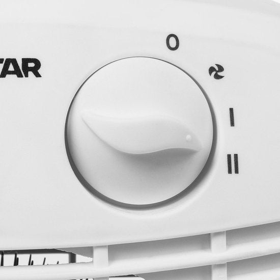Tristar chauffage électrique KA-5059 - Chauffage à ventilateur - 2 niveaux de chaleur et ventilateur - Chauffage de camping - Blanc - Oscillant - Protection contre la surchauffe - Chauffage de salle de bains