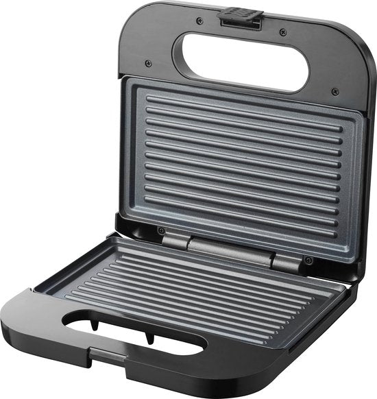 Tomado TGS2001S - Fer à toasti - Gril - Sans PFAS - Toasti maker - 750 watts - 22.5 x 13 cm - Noir/RVS