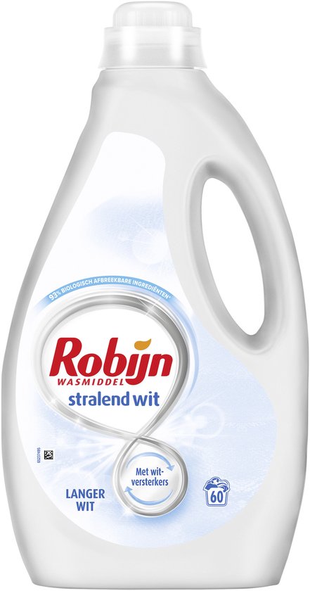 Robijn - Lessive liquide - Blanc éclatant - 60 lavages
