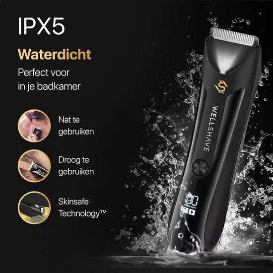 Wellshave Bodygroomer Men PRO - Tondeuse pour hommes - Rasoir pour le pubis et le corps