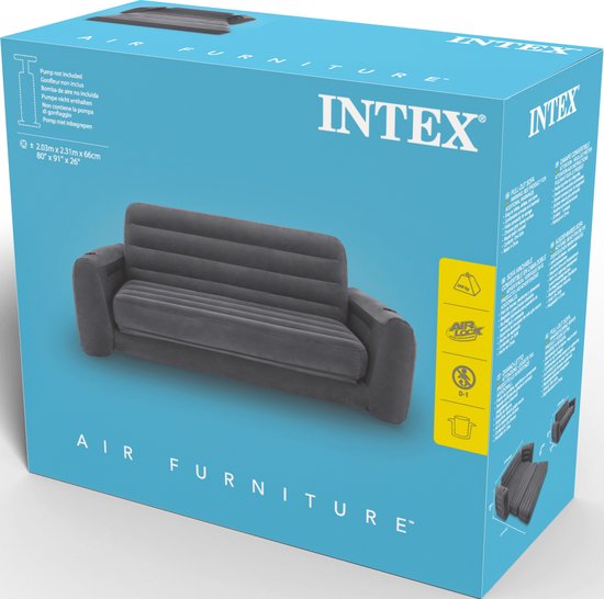 Canapé gonflable convertible Intex Pull-Out - 231 x 203 x 66 cm