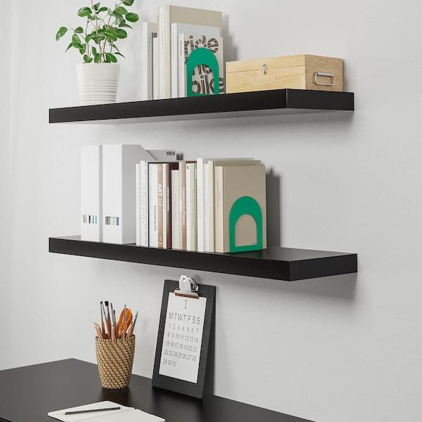 Étagère murale IKEA Lack - Noir-brun - 110 x 26 cm