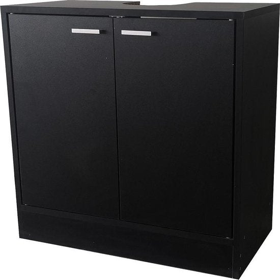 Meuble bas pour lavabo - meubles de salle de bains - noir