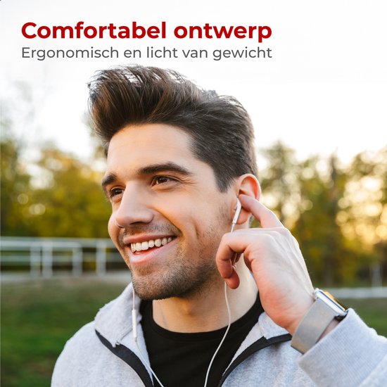 Nuvance - Ecouteurs avec fil - Connexion USB-C - Ecouteurs avec fil - Ecouteurs intra-auriculaires avec fil et microphone - Convient à Samsung - Blanc
