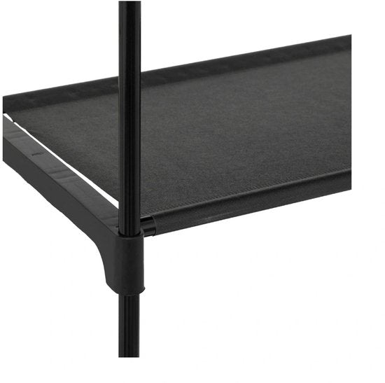 Étagère à chaussures modulaire à 8 étages pour 32 paires Five® - Noir - Facile à monter