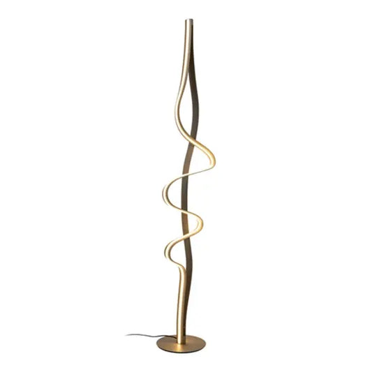 Lampadaire Lucide Lambada - LED - Intensité réglable - 20 x 33 x 163 cm - Or mat/Laiton