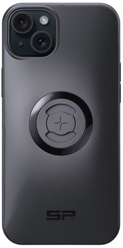 SP Connect SPC+ Coque MagSafe pour Apple iPhone 15 Pro, coque arrière fine, noire