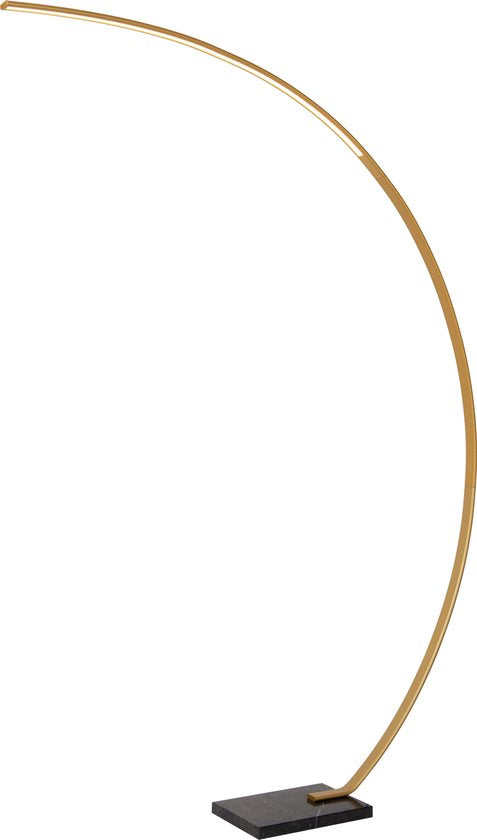 Lucide CURVE - Lampe arquée - LED à intensité variable - 1x15 W 2700 K - Or mat / Laiton