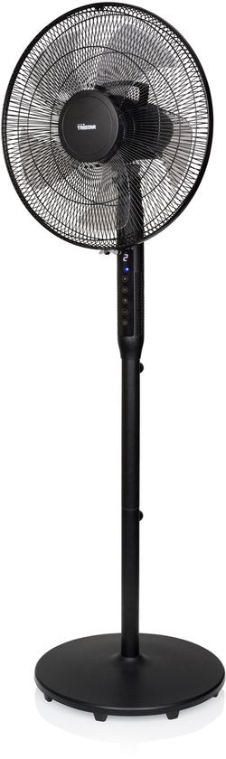 Ventilateur sur pied 3-en-1 Tristar - 40 cm - Avec télécommande - 9 vitesses - 3 modes de ventilation avec mode veille et minuterie - Oscillant - VE-5796