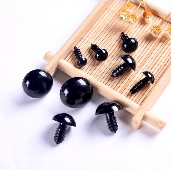 Faas Safety Eyes - 142 Pieces - Nez de sécurité - Rondelles incluses