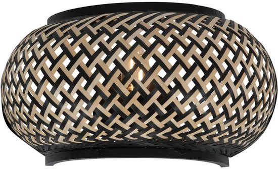 Anne Lighting - applique murale - MAZE - naturel - bambou - lampe de chevet - E27 - 4400BE