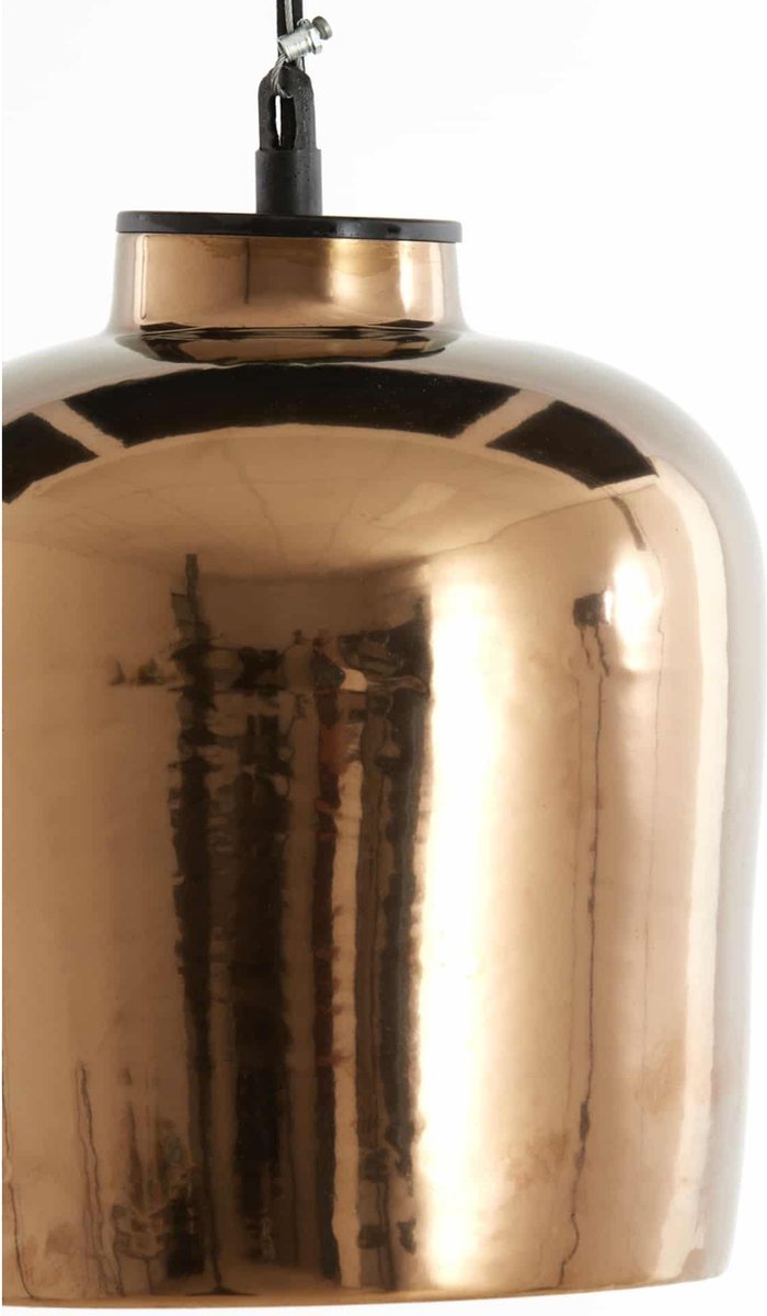 Light & Living Lampe pendante Dena - Ø22,5 cm - Céramique - E27 - Design moderne - Bronze