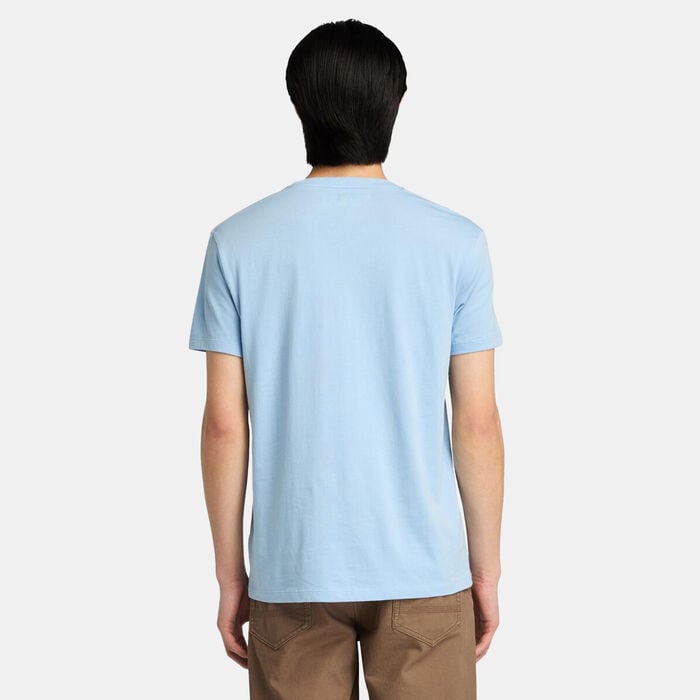 Timberland - Oyster River Chest Logo T-Shirt - Slim Fit & Comfortable - Citadel - Taille XXL