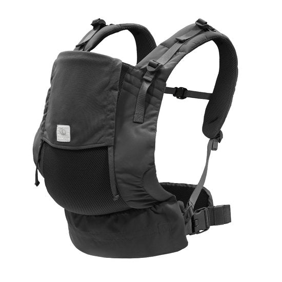 Stokke Limas Mesh, Anthracite - Porte-bébé respirant fabriqué à partir de tissus de haute qualité - Convient aux bébés à partir d'un mois / de 4 à 15 kg - Comprend une pochette amovible pour les affaires indispensables