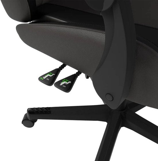 Chaise de jeu / Chaise de bureau HyperSeat - Gris / Noir