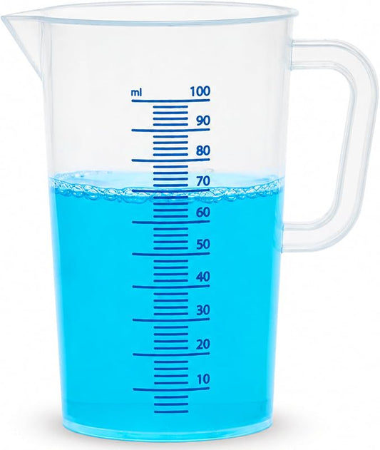 LICARGO Tasse à mesurer 100 ml - Graduation de 2 ml - Sans BPA - Lavable au lave-vaisselle