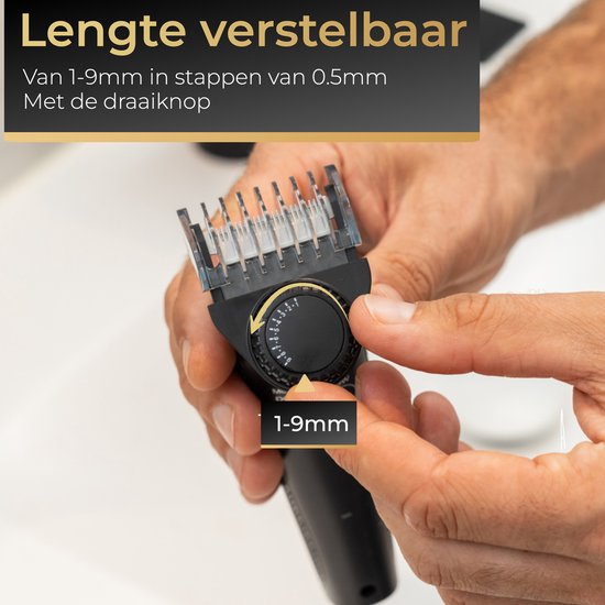 Wellshave 5 in 1 Beard Trimmer Men Pro - Tondeuse barbe et corps