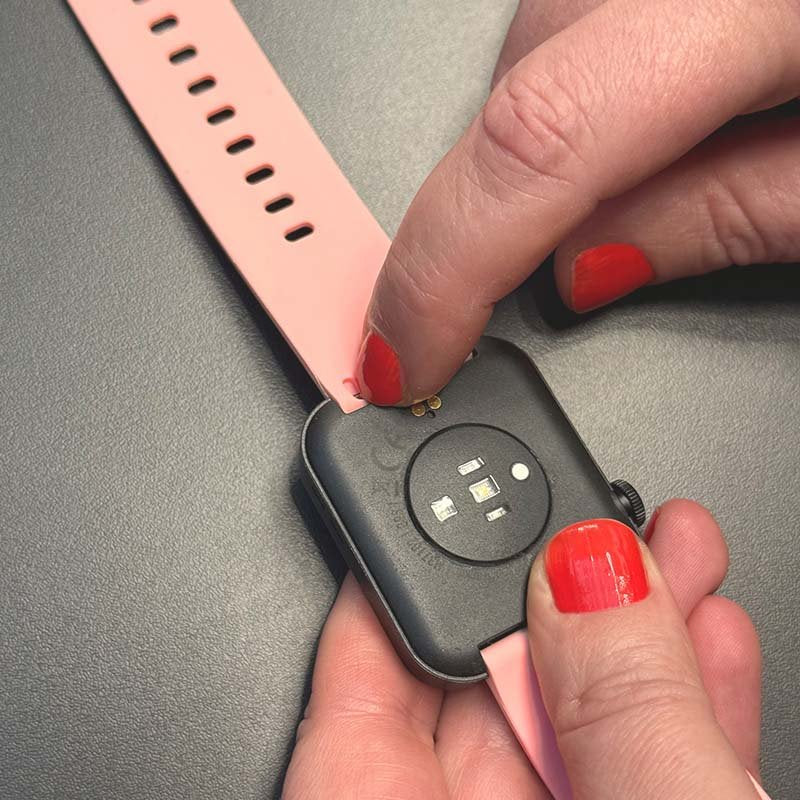 Lot de bracelets de rechange Kendox LifeTracker - 4 couleurs - Silicone souple - Ajustement confortable