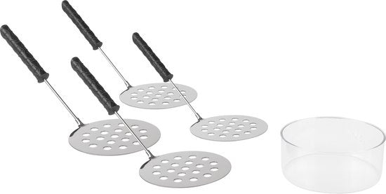 Tristar Pizza Festa Gourmet Connect PZ-9162 - Four à pizza et machine à pizza - Set gourmet pour la pizza - Extensible et connectable jusqu'à 8 personnes - Set de 4 personnes