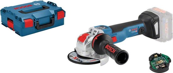 Meuleuse d'angle sans fil Bosch Professional GWX 18V-10 SC 125 mm X-LOCK 18V Basic Body dans un coffret L-Boxx - 06017B0400