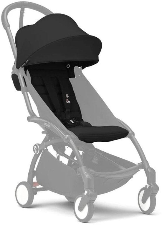 Stokke® YOYO 3 6+ pack de couleurs - Poussette pliable légère | Noir