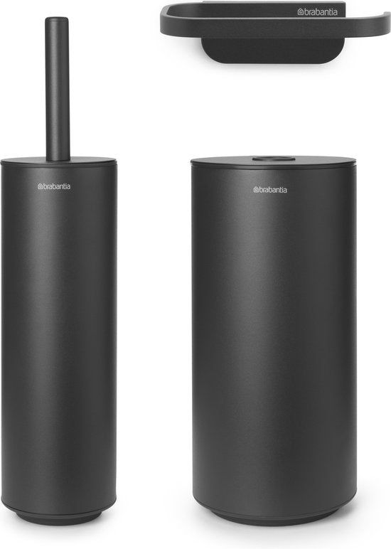 Accessoires de salle de bains Brabantia MindSet - Lot de 3 pièces - Mineral Infinite Grey
