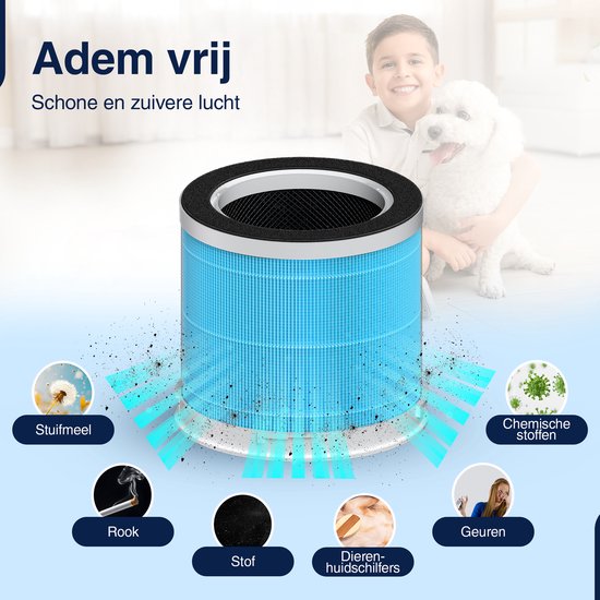 Samako HEPA 13 Filtre à air - Filtre purificateur d'air - Filtre adapté à l'AirFlow (pro) - purificateur d'air