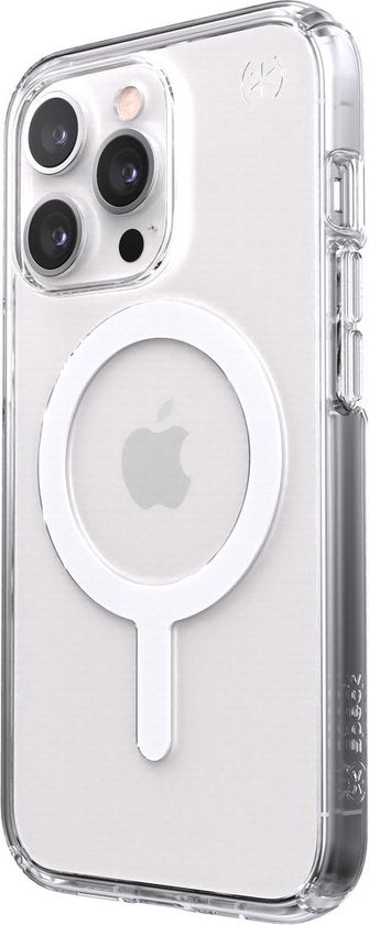 Speck Presidio Perfect Clear + MS Apple iPhone 13 Pro Clear - avec Microban
