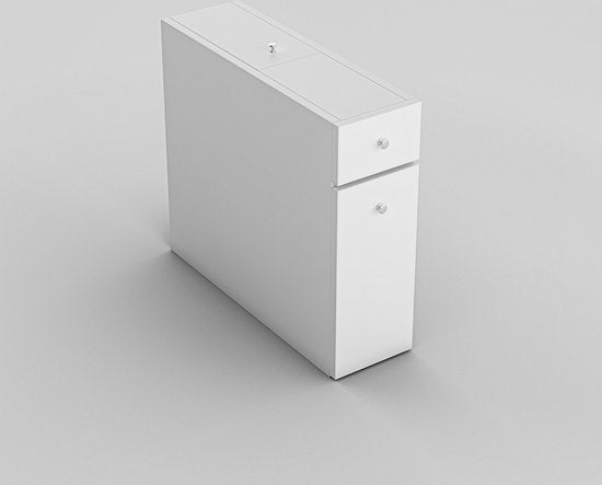 Armoire de toilette Asir - Blanc - 20 x 55 x 60 cm