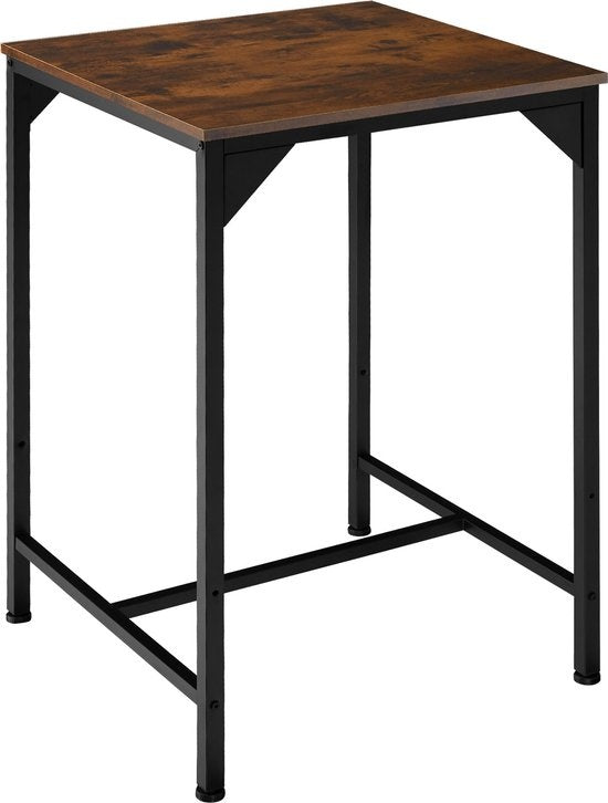 tectake - Set de table de bar Inverness industrial dark brown - 404362