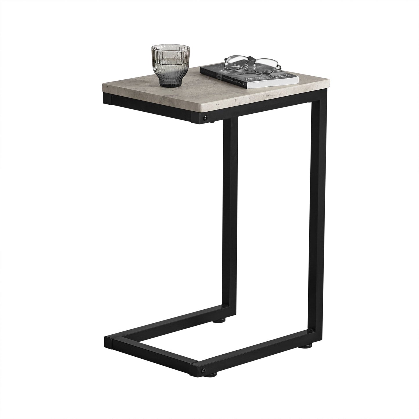 SoBuy FBT44-HG Table d'appoint - Support métal - 30x60x40 cm -Gris