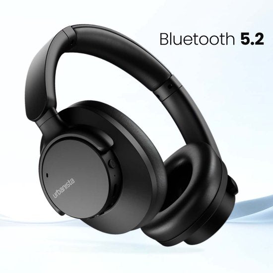 Casque supra-auriculaire sans fil Urbanista Valencia - Suppression active du bruit - Autonomie de 50 heures - Noir