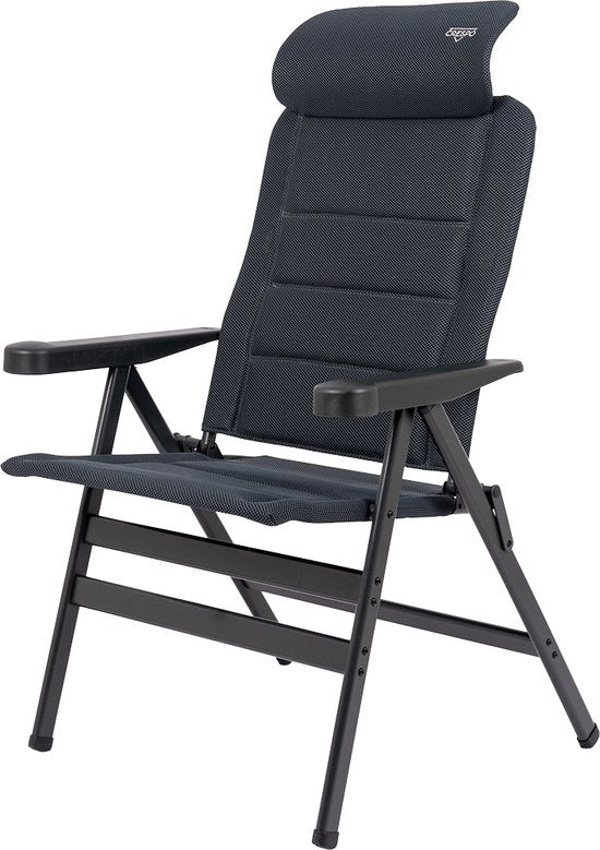 Crespo - Chaise de plage - XL - AP/238 - Air-Deluxe - Compact - Gris - Modèle 2025