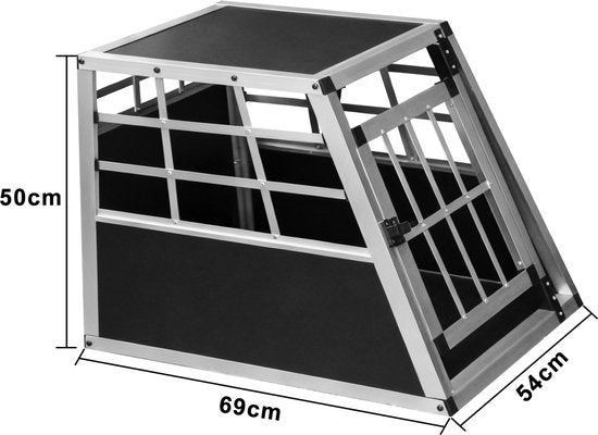 Banc de voiture pour chien - banc pour voiture - banc de voyage - cage pour chien en voiture - niche pour chien - banc pour chien - 54 cm x 69 cm x 50 cm